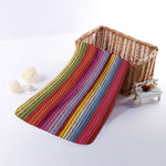 Colorful Mexican Woven Pattern Print Towel