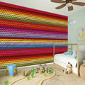 Colorful Mexican Woven Pattern Print Wall Sticker