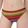Colorful Mexican Woven Pattern Print Women's Panties