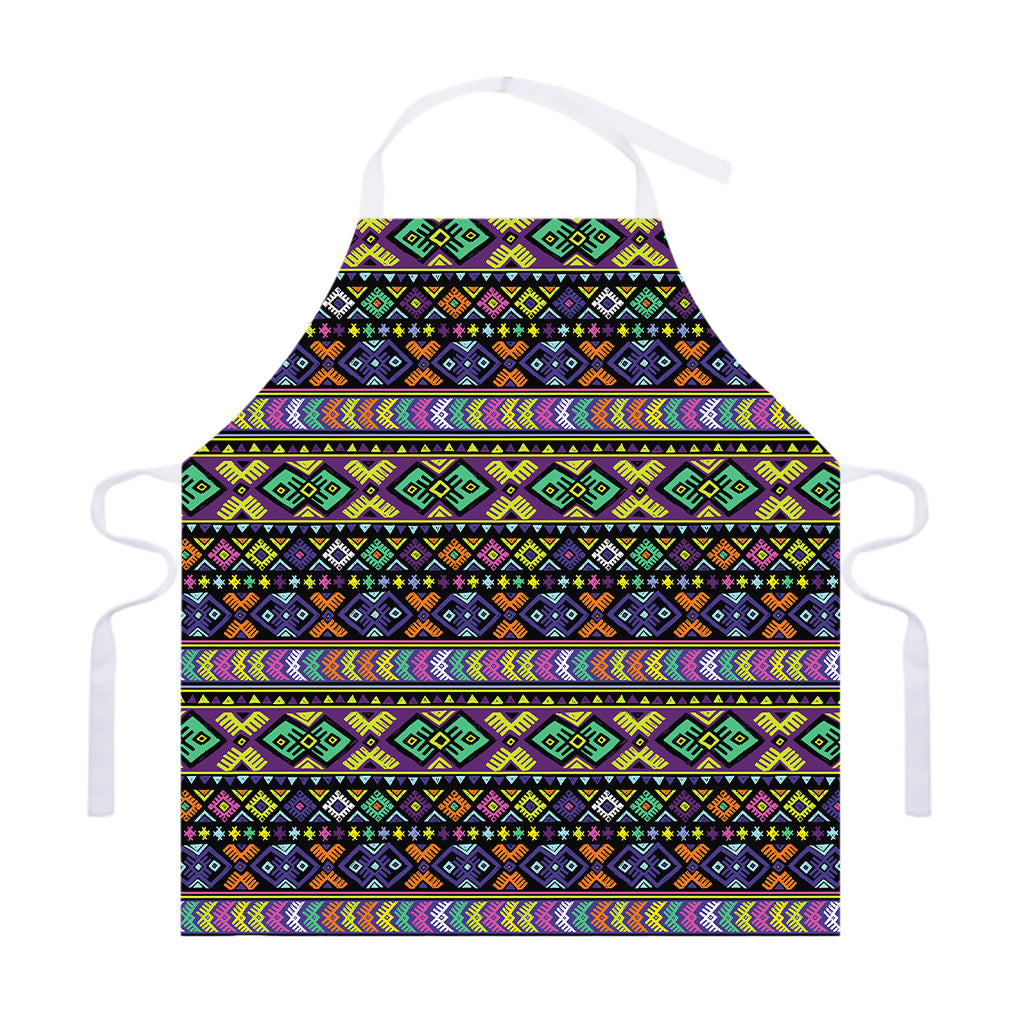 Colorful Native Navajo Tribal Print Adjustable Apron