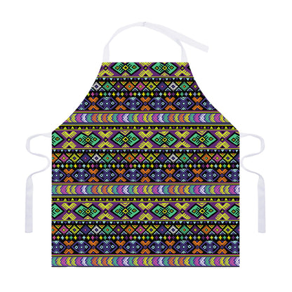 Colorful Native Navajo Tribal Print Adjustable Apron