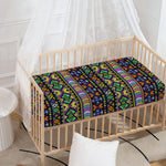 Colorful Native Navajo Tribal Print Baby Crib Sheet
