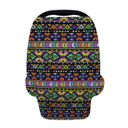 Colorful Native Navajo Tribal Print Baby Seat Cover