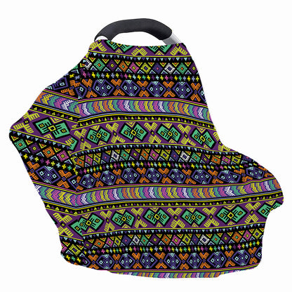 Colorful Native Navajo Tribal Print Baby Seat Cover