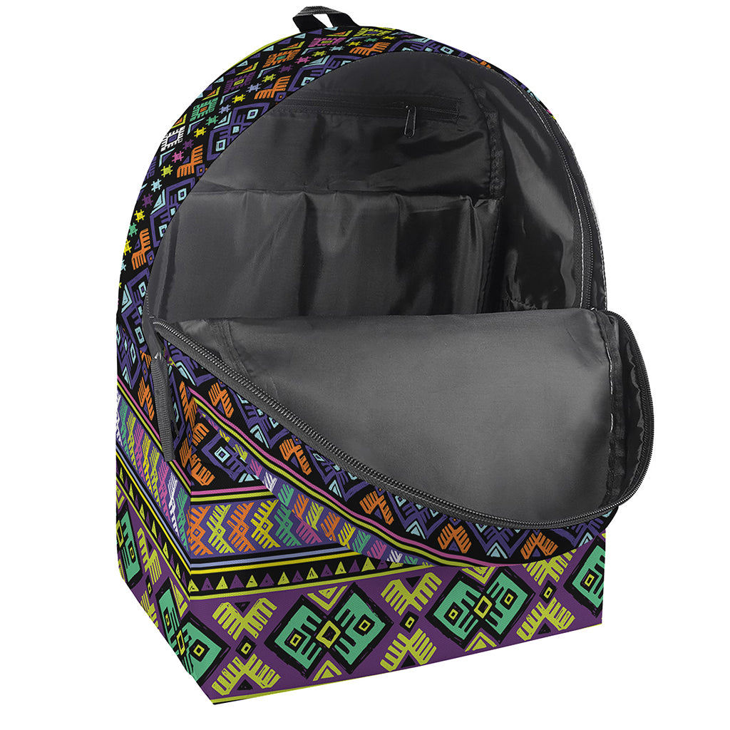 Colorful Native Navajo Tribal Print Backpack