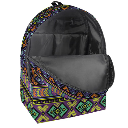 Colorful Native Navajo Tribal Print Backpack