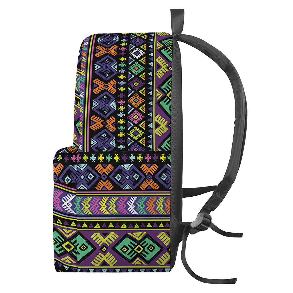 Colorful Native Navajo Tribal Print Backpack