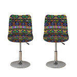 Colorful Native Navajo Tribal Print Bar Stool Covers