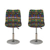 Colorful Native Navajo Tribal Print Bar Stool Covers