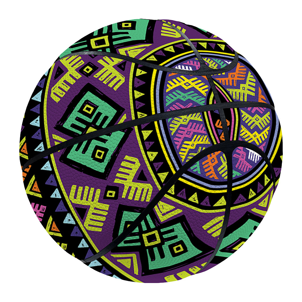 Colorful Native Navajo Tribal Print Basketball