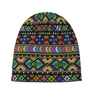 Colorful Native Navajo Tribal Print Beanie