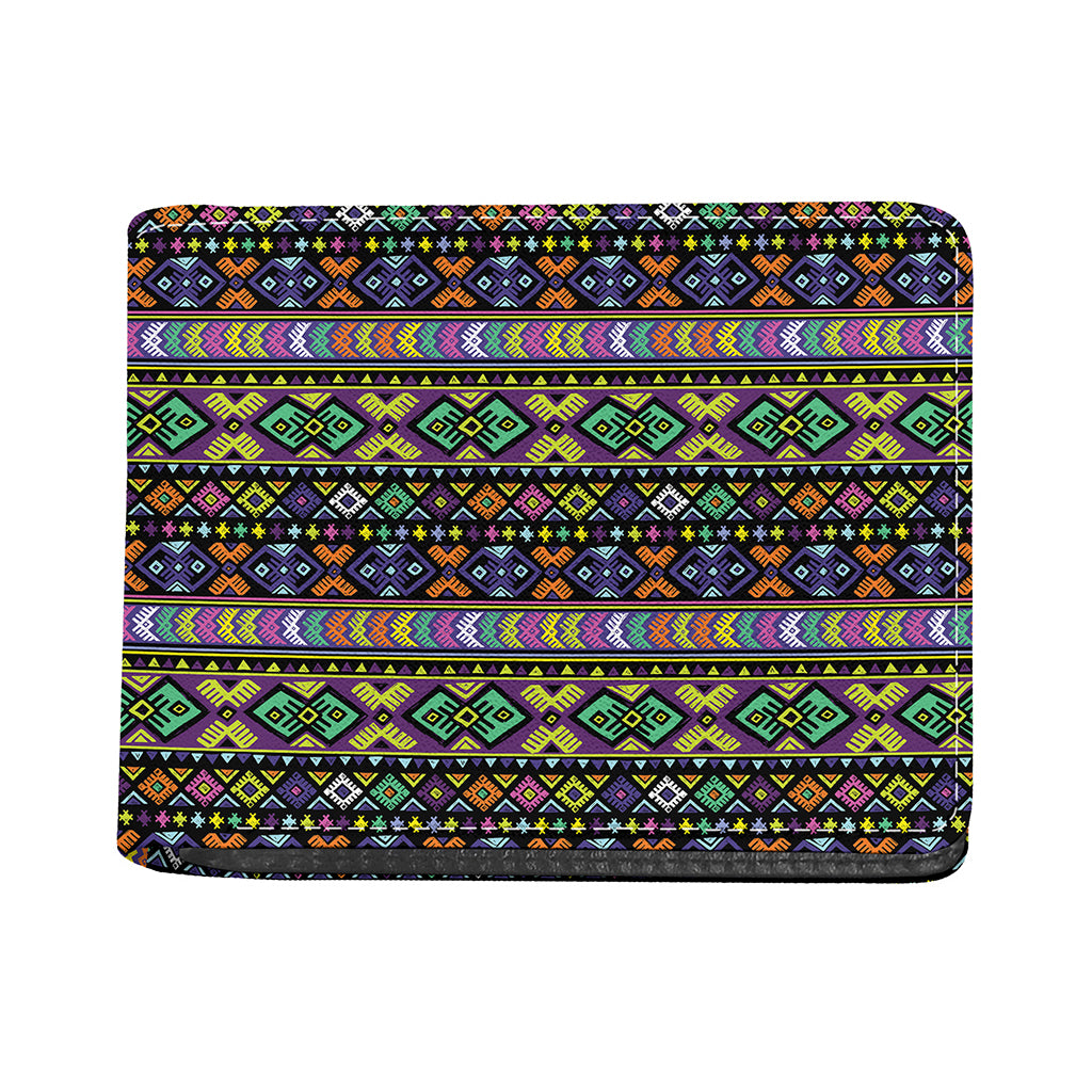 Colorful Native Navajo Tribal Print Bifold Wallet