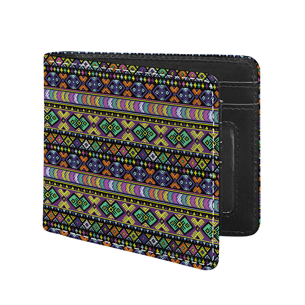 Colorful Native Navajo Tribal Print Bifold Wallet
