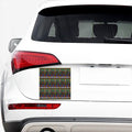 Colorful Native Navajo Tribal Print Car Sticker