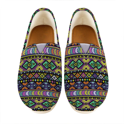 Colorful Native Navajo Tribal Print Casual Shoes