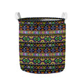 Colorful Native Navajo Tribal Print Collapsible Laundry Basket