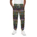Colorful Native Navajo Tribal Print Cotton Sweatpants