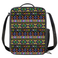 Colorful Native Navajo Tribal Print Crossbody Lunch Bag