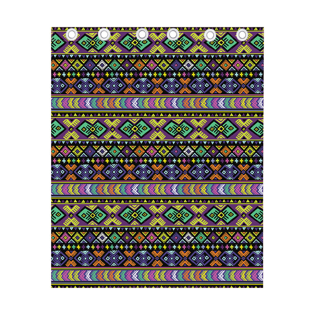 Colorful Native Navajo Tribal Print Curtain