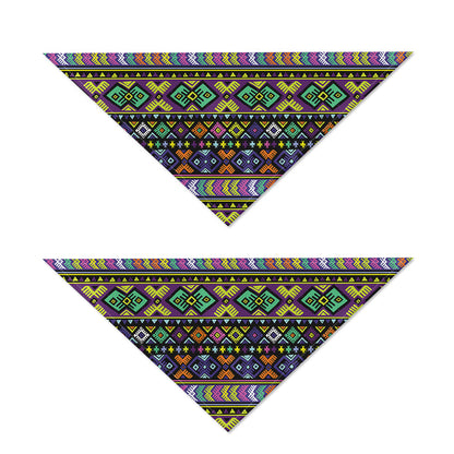 Colorful Native Navajo Tribal Print Dog Bandana