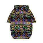 Colorful Native Navajo Tribal Print Dog Zip Up Hoodie