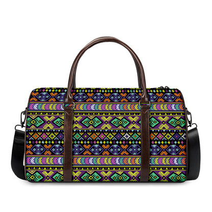 Colorful Native Navajo Tribal Print Duffle Bag