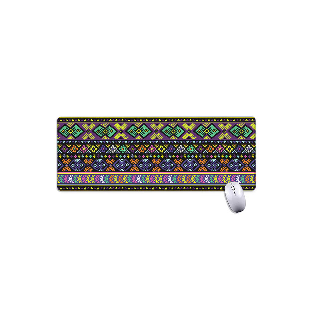 Colorful Native Navajo Tribal Print Extended Mouse Pad