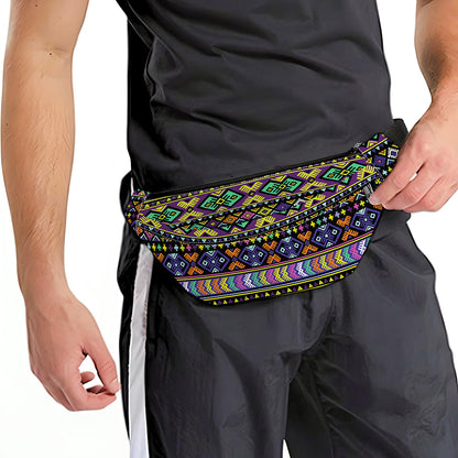Colorful Native Navajo Tribal Print Fanny Pack