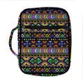 Colorful Native Navajo Tribal Print Front Pocket Bible Bag