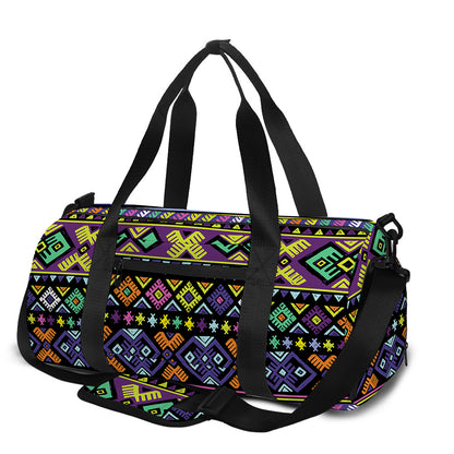 Colorful Native Navajo Tribal Print Gym Bag