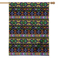Colorful Native Navajo Tribal Print House Flag