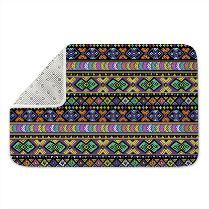 Colorful Native Navajo Tribal Print Indoor Door Mat