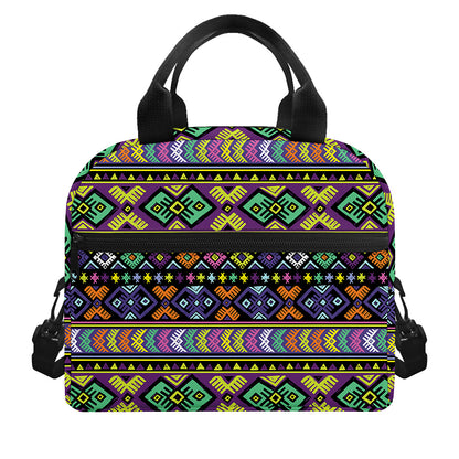 Colorful Native Navajo Tribal Print Insulated Lunch Bag