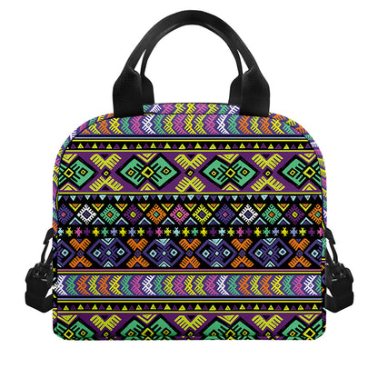 Colorful Native Navajo Tribal Print Insulated Lunch Bag