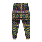 Colorful Native Navajo Tribal Print Jogger Pants