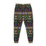 Colorful Native Navajo Tribal Print Jogger Pants