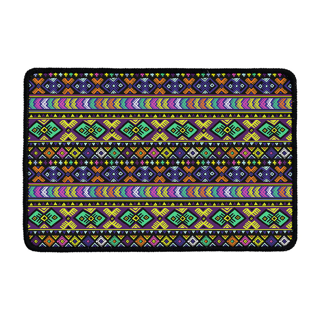 Colorful Native Navajo Tribal Print Kitchen Mat