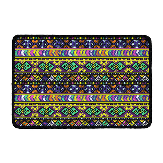 Colorful Native Navajo Tribal Print Kitchen Mat