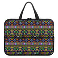 Colorful Native Navajo Tribal Print Laptop Sleeve With Handle