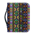 Colorful Native Navajo Tribal Print Leather Bible Cover