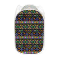 Colorful Native Navajo Tribal Print Mesh Laundry Hamper