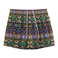 Colorful Native Navajo Tribal Print Mesh Shorts