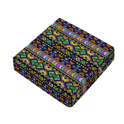 Colorful Native Navajo Tribal Print Outdoor Seat Cushion Cover