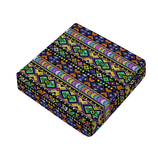 Colorful Native Navajo Tribal Print Outdoor Seat Cushion Cover