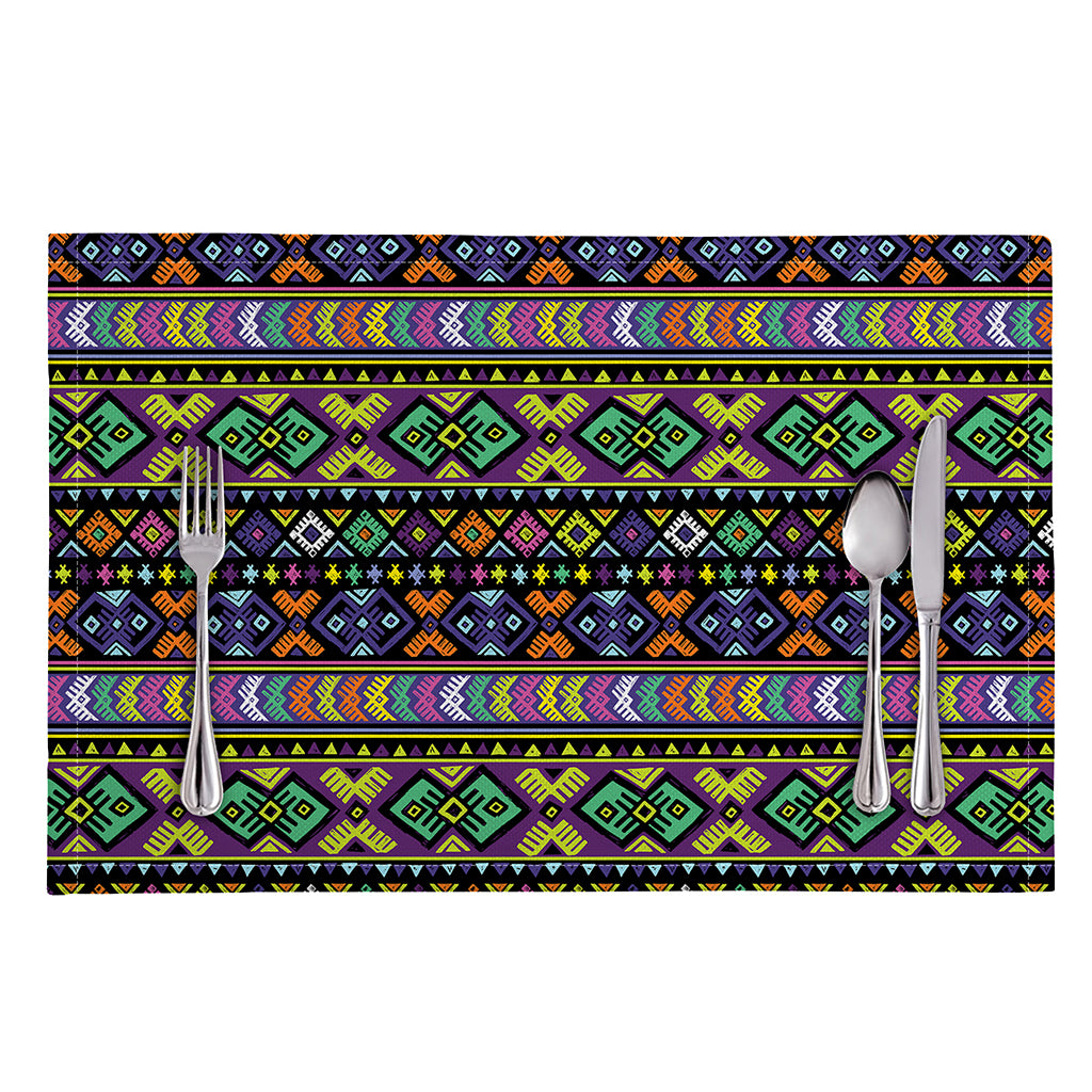 Colorful Native Navajo Tribal Print Placemat