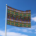 Colorful Native Navajo Tribal Print Polyester Flag