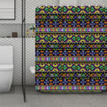 Colorful Native Navajo Tribal Print Polyester Shower Curtain