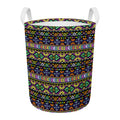 Colorful Native Navajo Tribal Print Round Laundry Basket