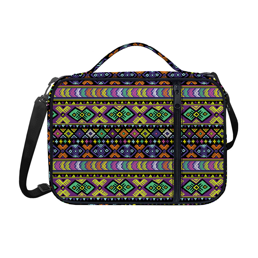 Colorful Native Navajo Tribal Print Shoulder Strap Bible Bag
