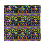 Colorful Native Navajo Tribal Print Silk Bandana